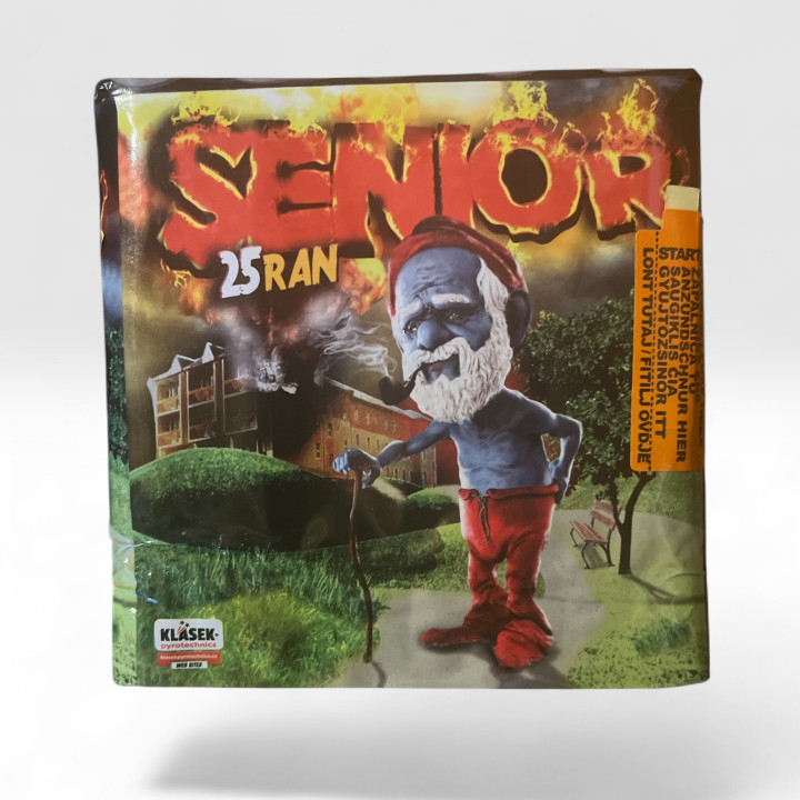 SENIOR 25/20 - Batterie mit 25 Schuss, Kategorie F2