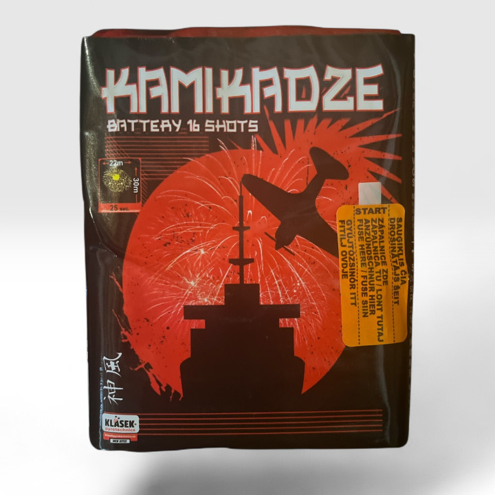 KAMIKADZE 16/25 mm - Batterie mit 16 Schüssen
