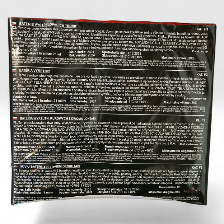 BROCADE WAR 49 Schuss