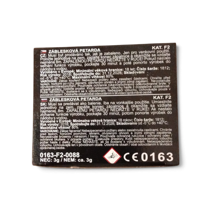 DUM BUM F2 záblesková petarda 120 dB
