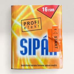 Kompaktní ohňostroj Sipák 16 ran 25 mm